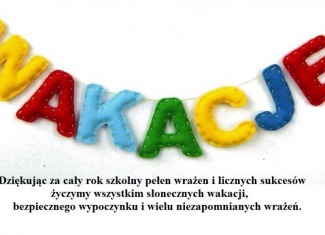 Życzenia wakacyjne