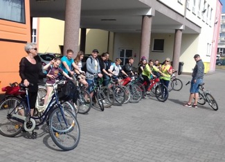 Wycieczka rowerowa klasy VI b do Gąsek