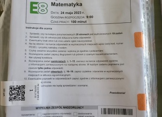 Egzamin ósmoklasisty - matematyka