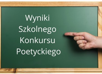 Wyniki Szkolnego Konkursu Poetyckiego