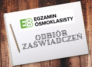 Uwaga ósmoklasiści - odbiór zaświadczeń
