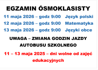 Egzamin ósmoklasisty 2026